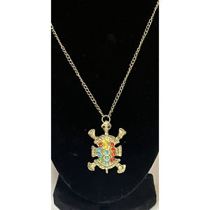 turtle pendant necklace 28 in chain